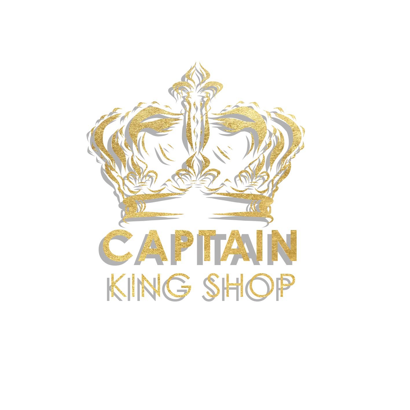captainkingshop logo, a man looking to right